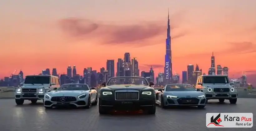 تنوع در اجاره خودروهای ارزان و لوکس در دبی
