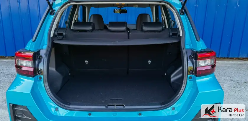 صندوق عقب و فضای بار جادار تویوتا رایز 2022