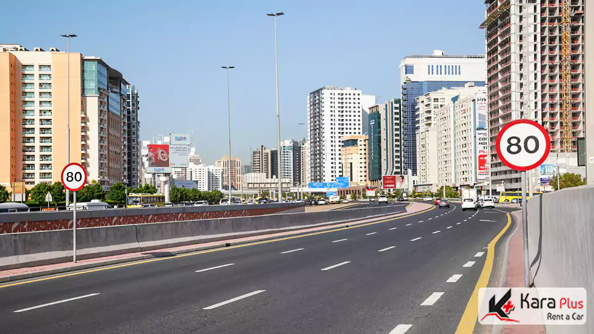 جریمه محدودیتهای سرعت در دبی