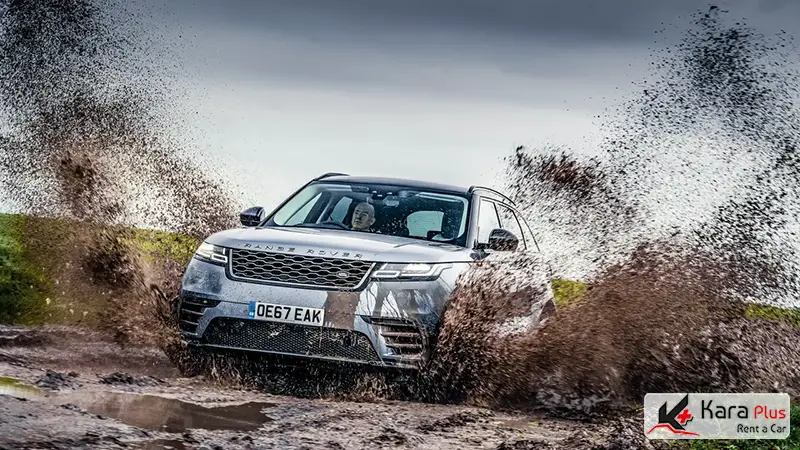 تجربه قابلیت های آفرود رنج روور ولار در دبی