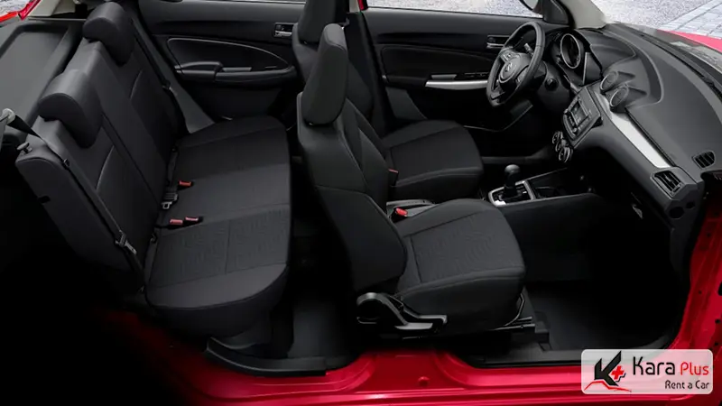 نمایی از داخل سوزوکی سئویفت مدل 2023