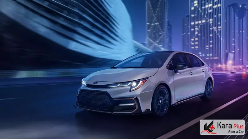 نمایی از toyota corolla 2022