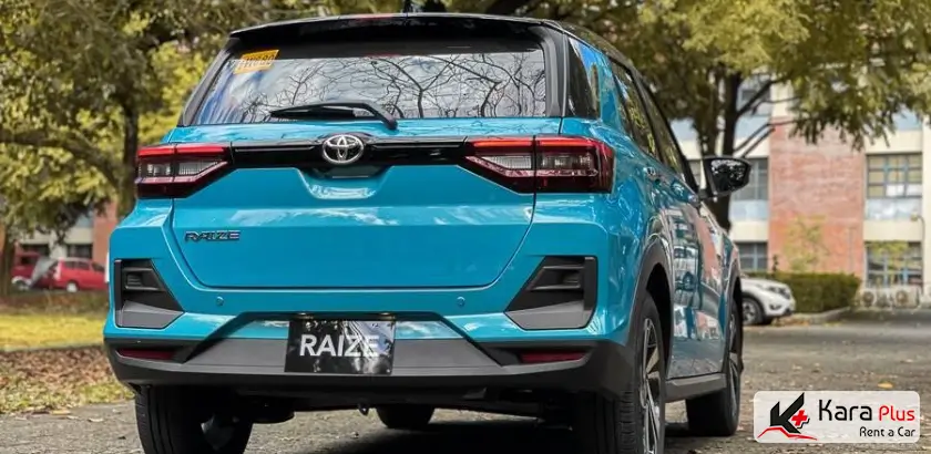 طراحی بیرونی و صندوق toyota raize