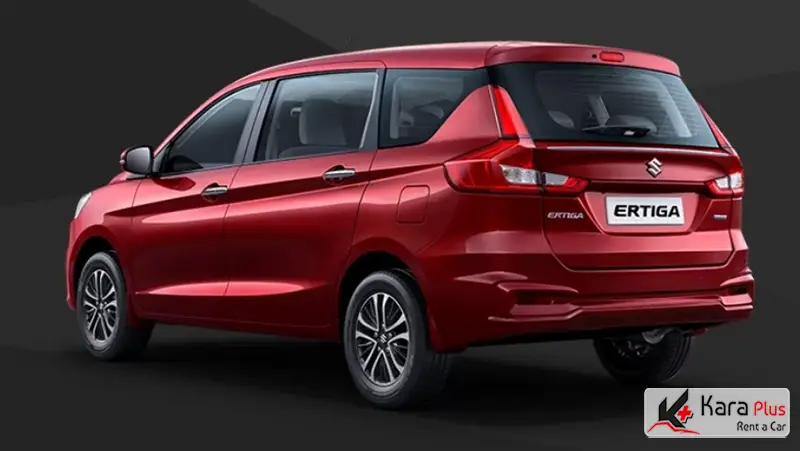 نمایی از طراحی صندوق suzuki ertiga 2023