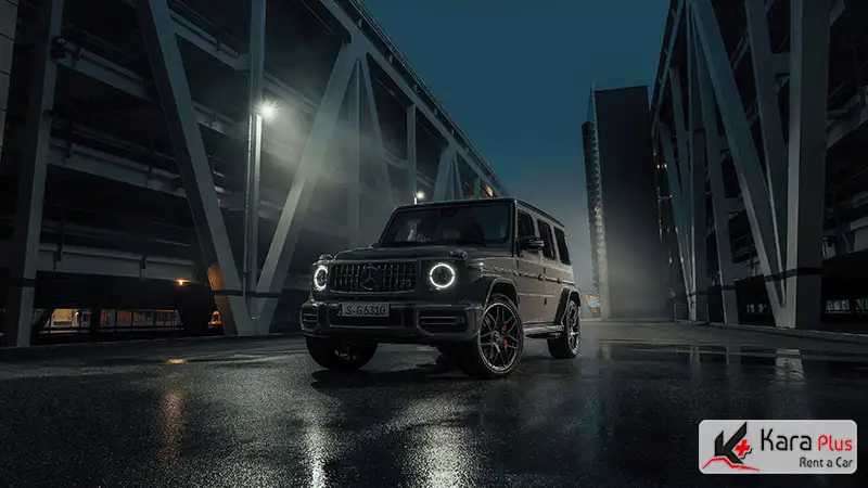 نمایی جذاب و خیره کننده از ماشین لوکس بنز سری جی