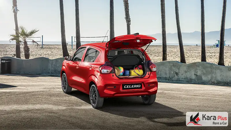 نمایی از صندوق عقب سوزوکی سلریو مدل 2023 هاچبک