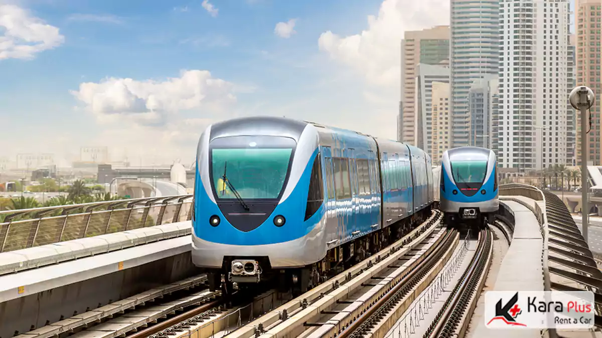 رفت و آمد با استفاده از Dubai metro