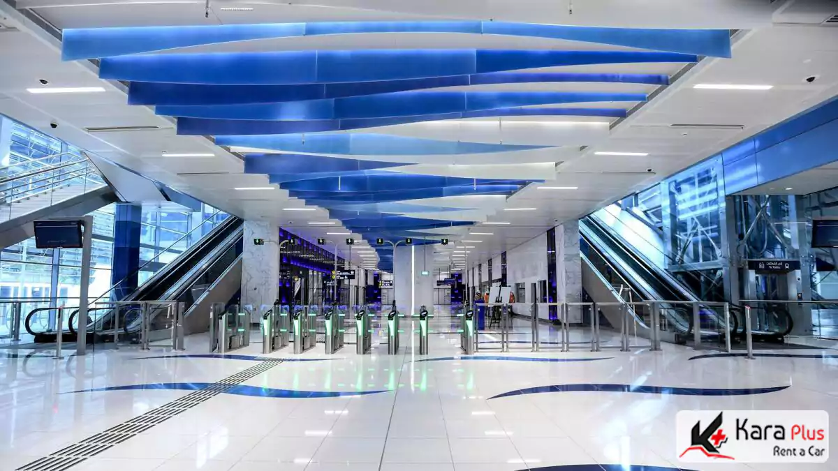 اجاره خودرو در دبی در ایستگاه های مترو