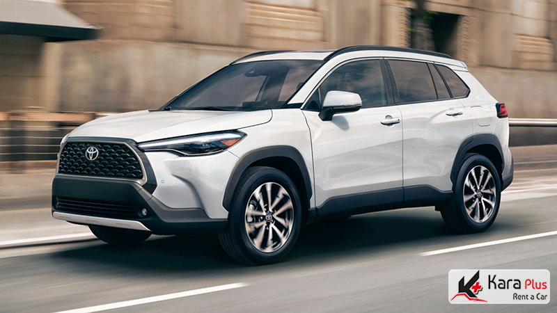 نمایی جذاب از تویوتا کراس مدل 2024