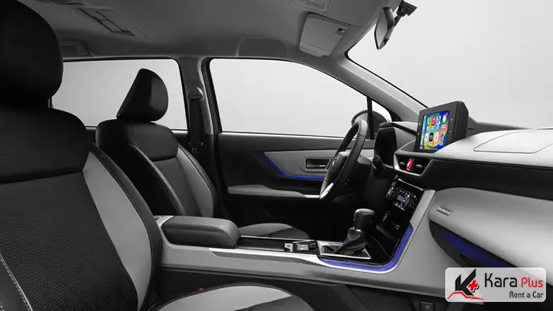 نمایی از تویوتا ولوز مدل 2024 ماشین 7 نفره تویوتا