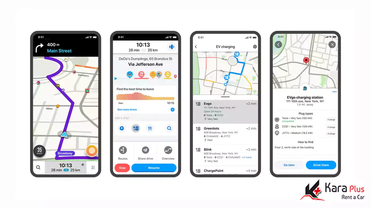 WAZE: اپلیکیشنی برای رسیدن به جاذبه های گردشگری