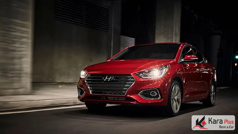 هیوندای اکسنت ماشینی ارزان جهت اجاره در دبی