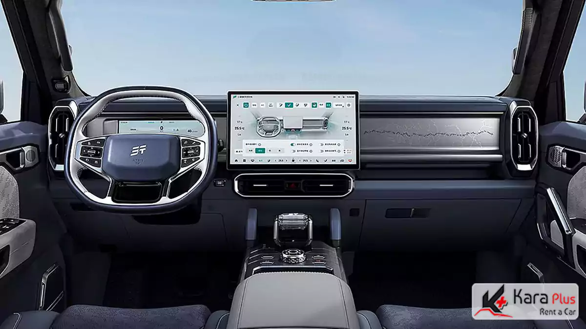 فضای داخلی جذاب و متفاوت خودرو جیتور