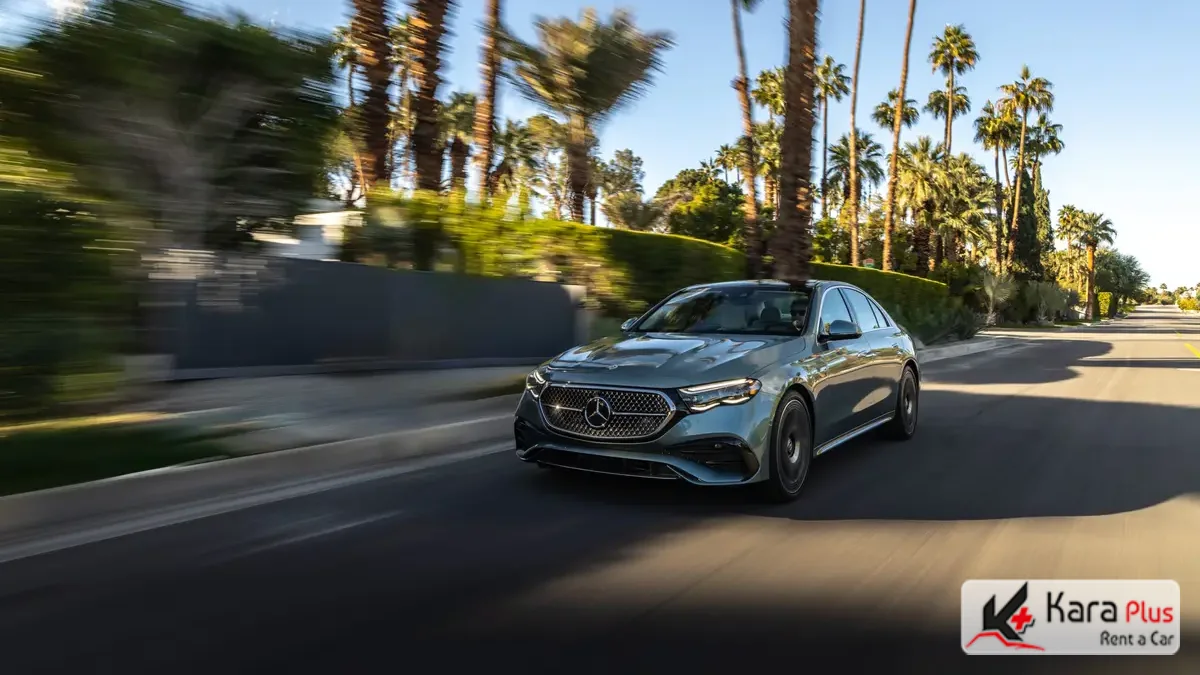 تجربه رانندگی با اجاره مرسدس بنز E200 در دبی